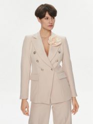 Maryley Marynarka 24EB139/M13/43GE Beżowy Regular Fit. Brązowe marynarki i żakiety Maryley, m, bez wzorów, z syntetyku. Za 299.99 zł.