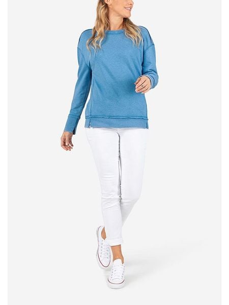 Timezone Bluza w kolorze niebieskim rozmiar: L. Niebieskie bluzy Timezone, l, bez wzorów, bez kaptura. Za 76.95 zł.