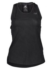 New Balance Top sportowy w kolorze czarnym rozmiar: XS. Czarne koszulki sportowe New Balance, bez wzorów, z materiału, bez ramiączek, outdoorowe. Za 78.66 zł.