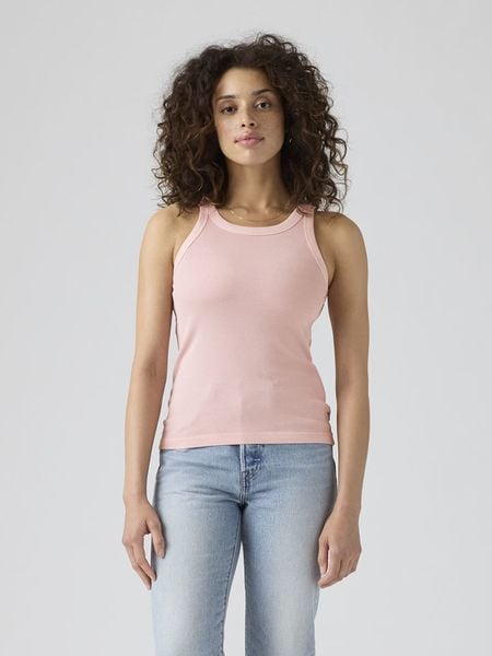Levi's Top w kolorze jasnoróżowym rozmiar: S. Różowe topy Levi's®, s, bez wzorów, z bawełny, bez kołnierzyka, bez ramiączek. Za 71.23 zł.