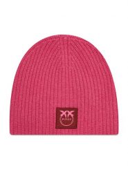 Pinko Czapka Mascali Cuffia AI 21-22 BLK01 1G2058 Y774 Różowy. Czerwone czapki Pinko, bez wzorów, z materiału. Za 379.99 zł.