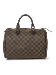 Louis Vuitton Torebka "Speedy 30" w kolorze brązowym - 30 x 21 x 17 cm rozmiar: onesize. Brązowe torebki klasyczne Louis Vuitton, bez wzorów, z materiału, bez dodatków. Za 4,950.99 zł.