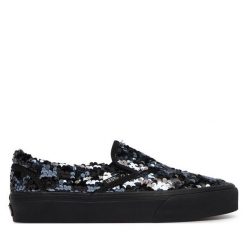 Tenisówki Vans. Czarne trampki Vans, bez wzorów, bez zapięcia. Za 399.99 zł.