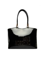 LOVE MOSCHINO Torebka JC4247PP0OKE100A Czarny. Czarne shopper Love Moschino, bez wzorów, ze skóry, bez dodatków. Za 1,049.00 zł.