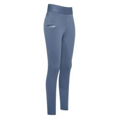 Damskie legginsy jeździeckie z pełną przyczepnością Imperial Riding Comfi Sparks. Niebieskie legginsy IMPERIAL RIDING, s, bez wzorów, z materiału. Za 376.75 zł.