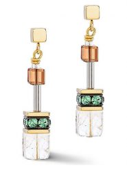 COEUR DE LION Kolczyki-wkrętki z kryształami Swarovski rozmiar: onesize. Żółte kolczyki COEUR DE LION, z kryształem, ze stali. Za 129.75 zł.
