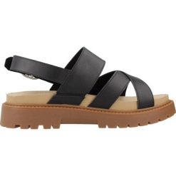 Sandały Timberland Model Clairemont Way Cross S Kolor Czarny. Czarne sandały Timberland, bez wzorów, z materiału, biznesowe, bez obcasa, bez zapięcia. Za 378.20 zł.