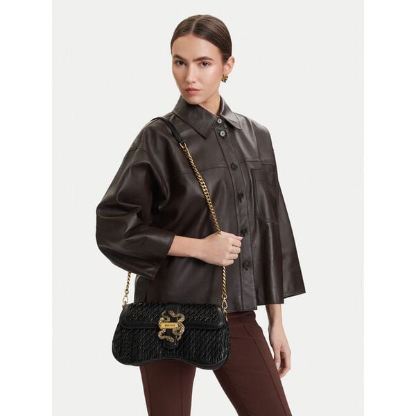 Torebka Just Cavalli. Czarne torebki klasyczne Just Cavalli, bez wzorów, bez dodatków. Za 599.99 zł.