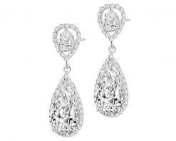 Kolczyki srebrne z cyrkoniami. Szare kolczyki Apart, z cyrkonią, srebrne. Za 269.00 zł.