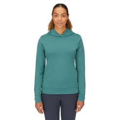 Bluza damska Rab Centrum Hoody. Zielone bluzy RAB, bez wzorów, bez kaptura. Za 299.99 zł.