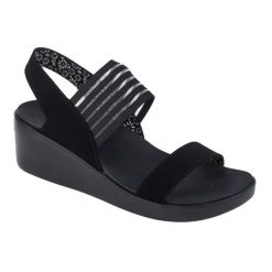 Buty do chodzenia Skechers Arch Fit Rumble Modernistic. Czarne trekkingi Skechers, z materiału, trekkingowe. Za 279.99 zł.
