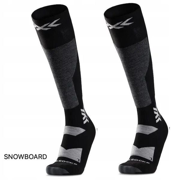 Skarpety X-Socks SNOWBOARD DISCOVER OTC B121. Czarne skarpety X Socks, bez wzorów. Za 139.99 zł.