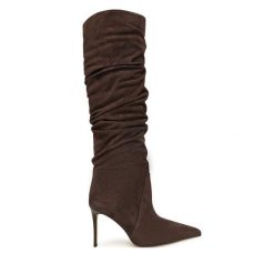 Kozaki MICHAEL Michael Kors. Brązowe kozaki MICHAEL Michael Kors, bez obcasa, na szpilce, bez zapięcia. Za 1,469.00 zł.