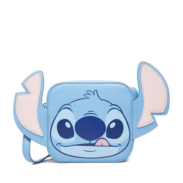 Torebka Disney Classics. Niebieskie listonoszki Disney Classics, bez wzorów, bez dodatków. Za 89.99 zł.