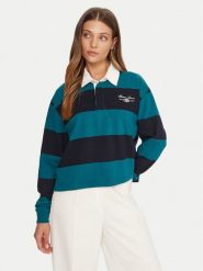 Guess Jeans Polo W5BP06 KCPS1 Beżowy Relaxed Fit. Brązowe koszulki polo Guess Jeans, m, z aplikacjami, z bawełny, bez kołnierzyka, bez ramiączek. Za 299.99 zł.