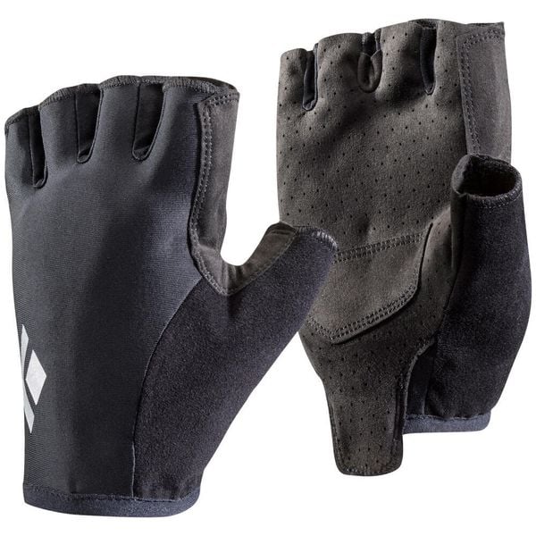 Rękawiczki trekkingowe Black Diamond Trail Gloves. Czarne rękawiczki Black Diamond, bez wzorów, sportowe. Za 74.99 zł.