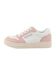 Tom Tailor Sneakersy w kolorze biało-jasnoróżowo-beżowym rozmiar: 41. Białe trampki Tom Tailor, bez wzorów, bez zapięcia. Za 136.45 zł.