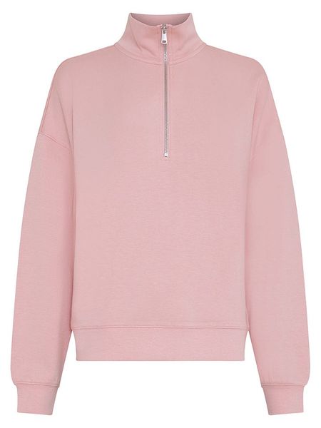 MOSS COPENHAGEN Bluza w kolorze jasnoróżowym rozmiar: M/L. Różowe bluzy Moss Copenhagen, l, bez wzorów, bez kaptura. Za 154.95 zł.