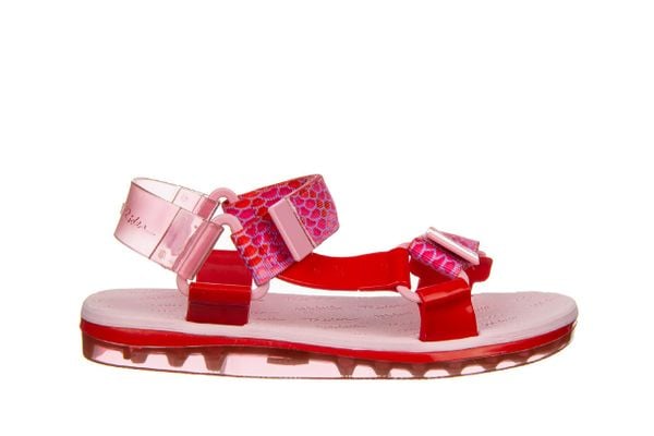 Sandały Melissa Papete Rider Ad Red Pink 010441, Czerwony, Guma - 38. Czerwone sandały Melissa, bez wzorów, z gumy, sportowe, bez obcasa, bez zapięcia. W wyprzedaży za 242.10 zł.