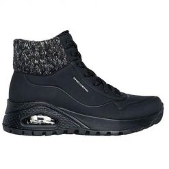 Buty do chodzenia damskie Skechers Uno Rugged Darling. Czarne obuwie sportowe Skechers, z materiału, bez zapięcia, trekkingowe. Za 437.00 zł.