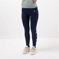Damskie legginsy Fila FIA WOMEN ROSE TIGHT 687096-170. Czarne legginsy Fila, s, bez wzorów, z elastanu, długie. Za 89.00 zł.