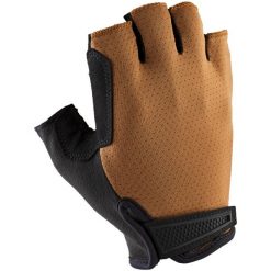 Rękawiczki rowerowe szosowe Van Rysel 900. Brązowe rękawiczki VAN RYSEL, bez wzorów, z kauczuku, sportowe. Za 79.99 zł.