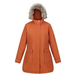 Kurtka Parka Ocieplana Przeciwdeszczowa Damska Sabinka. Brązowe kurtki sportowe Regatta, s, sportowe, bez kaptura. Za 183.99 zł.