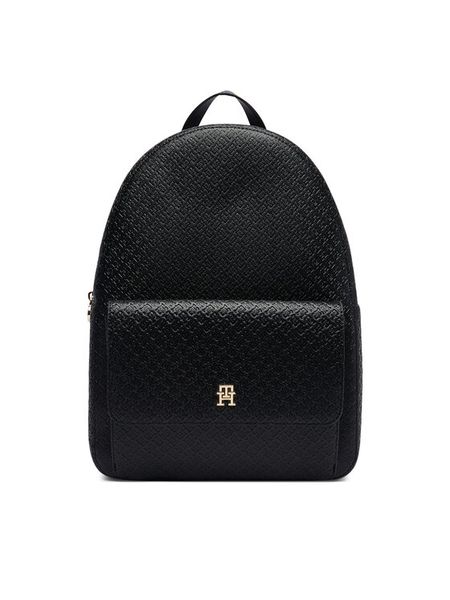 Tommy Hilfiger Plecak Th Icon Backpack Mono AW0AW19284 Czarny. Czarne plecaki TOMMY HILFIGER, bez wzorów, ze skóry. Za 699.99 zł.