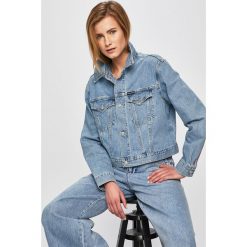 Calvin Klein Jeans - Kurtka. Niebieskie kurtki Calvin Klein Jeans, s, bez wzorów, z bawełny, bez kaptura. W wyprzedaży za 429.90 zł.