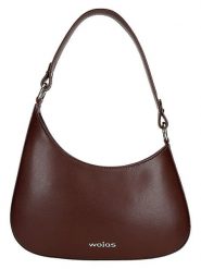 Wojas Skórzana torebka w kolorze bordowym - 27 x 14,5 x 6,5 cm rozmiar: onesize. Czerwone torby na ramię Wojas, bez wzorów, z materiału, na ramię, bez dodatków. Za 289.99 zł.