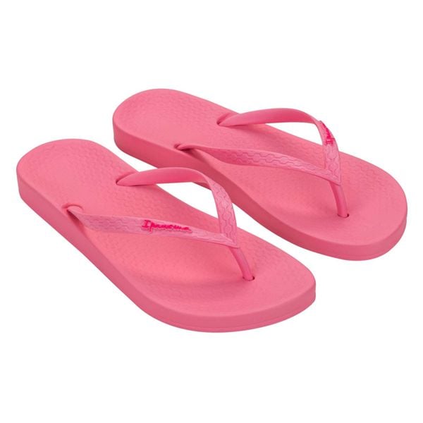 Japonki damskie Ipanema Anat Colors. Czerwone klapki Ipanema, bez wzorów, z gumy, bez obcasa. Za 49.99 zł.