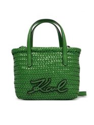 KARL LAGERFELD Torebka B2W30224 Zielony. Zielone torebki klasyczne KARL LAGERFELD, bez wzorów, ze skóry, bez dodatków. Za 1,299.00 zł.