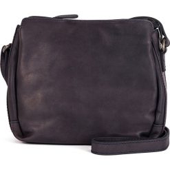 Skórzana torebka w kolorze granatowym - 22 x 21 x 5 cm. Niebieskie torby na ramię neropantera, bez wzorów, z materiału, na ramię, bez dodatków. W wyprzedaży za 199.95 zł.