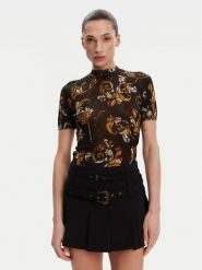 Versace Jeans Couture Sweter 78HAFM07 Czarny Slim Fit. Czarne swetry Versace Jeans Couture, xl, bez wzorów, z jeansu, bez ramiączek. Za 619.99 zł.