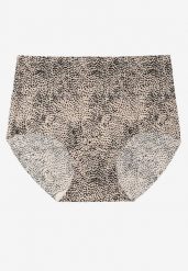 Czarno-Beżowe Majtki Bezszwowe Typu Figi z Wysokim Stanem Doliressa. Czarne figi Born2be, plus size, bez wzorów, z jeansu. Za 9.99 zł.