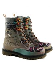 Goby Botki w kolorze brązowo-zielonym rozmiar: 40. Brązowe botki Goby, bez wzorów, z materiału, z okrągłym noskiem, bez obcasa, bez zapięcia. Za 295.99 zł.