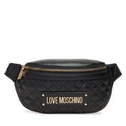 Saszetka nerka LOVE MOSCHINO. Czarne torebki klasyczne Love Moschino, bez wzorów, bez dodatków. Za 689.99 zł.