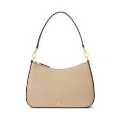 Torebka LAUREN RALPH LAUREN. Brązowe torebki klasyczne Lauren Ralph Lauren, bez wzorów, bez dodatków. Za 779.99 zł.