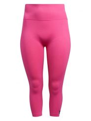 Adidas Legginsy sportowe w kolorze różowym rozmiar: 46/48. Różowe legginsy Adidas, bez wzorów, z materiału, outdoorowe. Za 105.63 zł.