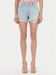 Fracomina Szorty jeansowe FR25SV6013D419R9 Niebieski Regular Fit. Niebieskie szorty Fracomina, bez wzorów, z bawełny. Za 299.99 zł.