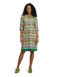 Vera Mont Sukienka w kolorze zielonym rozmiar: 36. Zielone sukienki Vera Mont, na co dzień, bez wzorów, z bawełny, bez kołnierzyka, bez ramiączek, midi, proste. Za 173.99 zł.