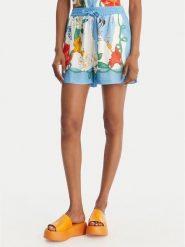 Seafolly Szorty materiałowe Viva Vacation 55669-SH Błękitny Regular Fit. Niebieskie szorty Seafolly, bez wzorów, ze lnu. Za 379.99 zł.