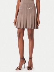 Guess Spódnica mini W6YD21 Z0971 Beżowy ciemny Regular Fit. Brązowe spódnice Guess, l, z aplikacjami, z syntetyku, mini. Za 390.99 zł.