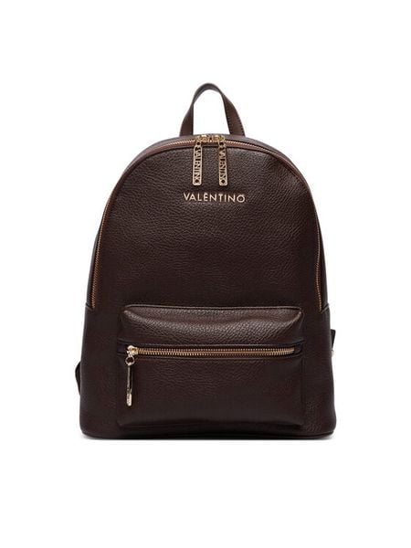 Valentino Plecak Maury VBSADF20 Brązowy. Brązowe plecaki Valentino, bez wzorów, ze skóry. Za 749.99 zł.