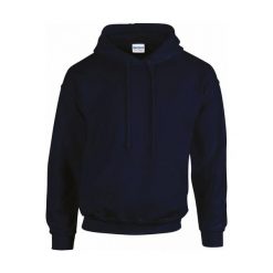 Bluza z kapturem Gildan Heavy Blend. Niebieskie bluzy GILDAN, xl, bez wzorów, z bawełny, z kapturem. Za 81.25 zł.