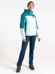 Dare 2b Kurtka przeciwdeszczowa "Torrek" w kolorze turkusowym rozmiar: 38. Niebieskie kurtki sportowe Dare 2b, m, bez wzorów, bez kaptura, outdoorowe. Za 221.67 zł.