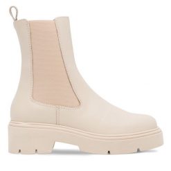 Sztyblety GINO ROSSI. Brązowe botki Gino Rossi, bez wzorów, bez obcasa, na płaskiej podeszwie, bez zapięcia. Za 349.99 zł.