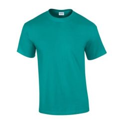 Ultra Bawełniana Koszulka Unisex Dla Dorosłych. Zielone bluzki GILDAN, s, bez wzorów, z bawełny, sportowe, bez kołnierzyka, bez ramiączek. Za 34.99 zł.