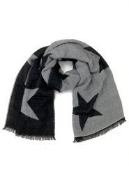 MILANO AMOUR Szal w kolorze czarno-szarym - 176 x 68 cm rozmiar: onesize. Czarne szaliki MILANO AMOUR, bez wzorów, z materiału. Za 121.80 zł.