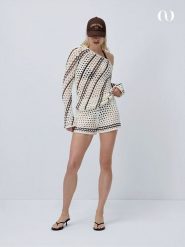 LeGer Szorty "Laren" w kolorze kremowym rozmiar: 34. Brązowe szorty LeGer, bez wzorów, z bawełny, z podwyższonym stanem. Za 152.99 zł.